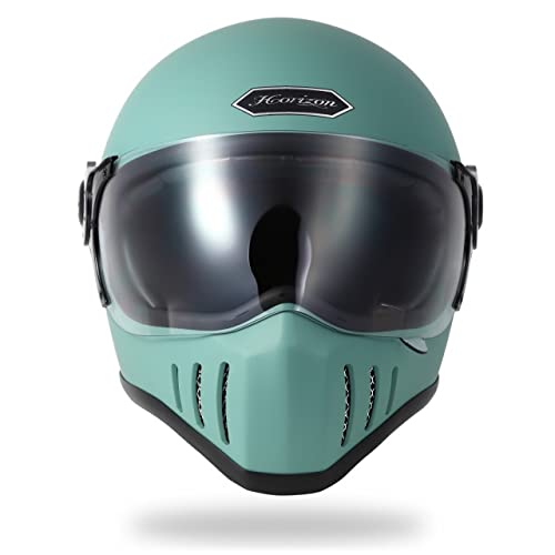 Amazon.co.jp: JADE/ジェイド/バイクヘルメット/FLAT VINTAGE GREEN